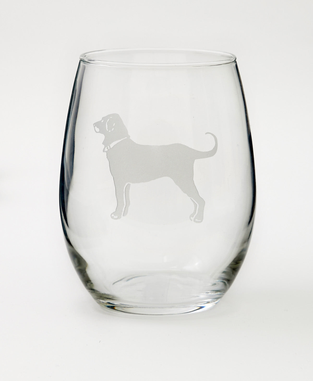 Etched Stemless Wineglass
