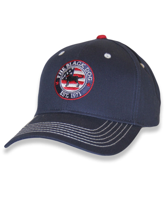 Mens Circle Americana Flag Hat