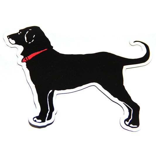 Classic Black Dog Car Magnet